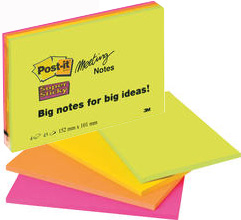 Papill.adh.Post-it BigNotes 152x101 4pcs