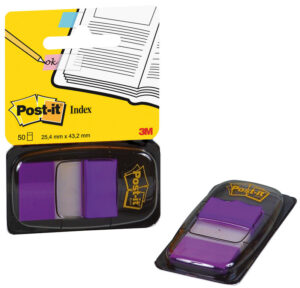 Post-it Index 680 large violet