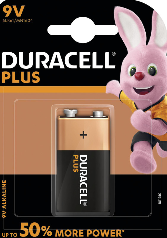 Pile Duracell 9V E-Bloc 6LR61