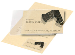 Poch.carte-vis.60x95mm aut.10p