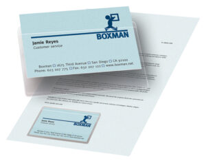 Poch.cartes-vis.105x60mm 100pc