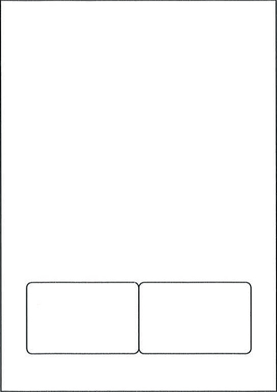 Flles A4 129g.bla.+cart.intégr