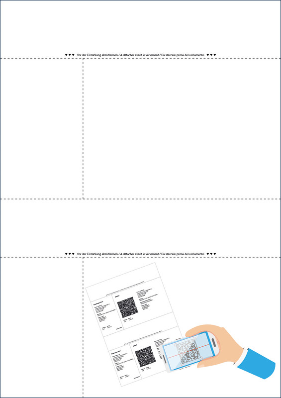Bull.versement QR-Code mil/bas