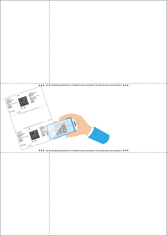 Bull.versement QR-Code tête/bas