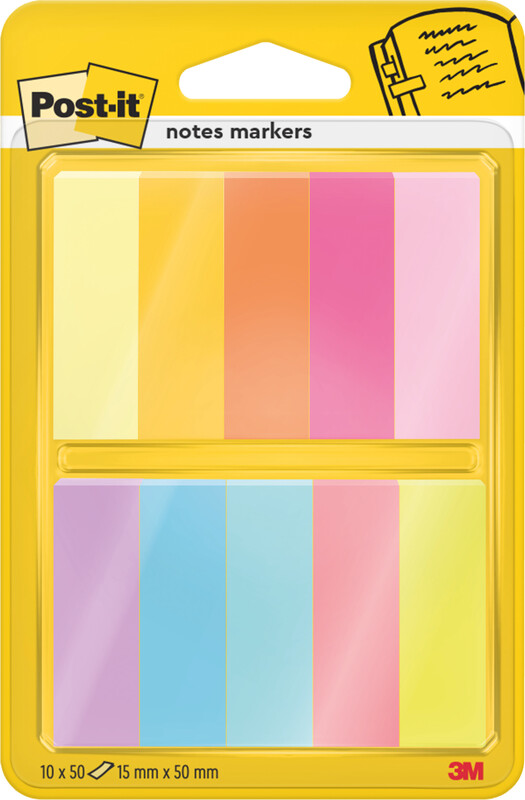 Post-it IndexMarker 10x50Bl.MIX-Farben