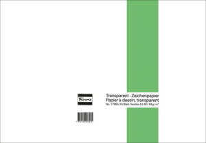 Bloc transparent A3ob 85g 50fl