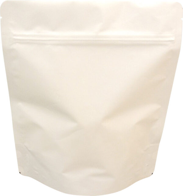 Sachet à fond plat blanc kraft