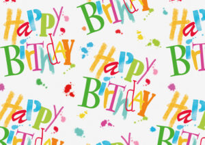 Papier cadeau Birthday Dance