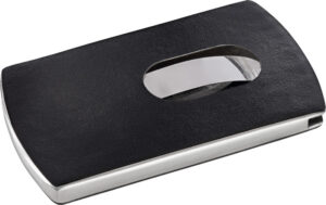 Etui cartes visite Snap noir