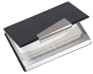 Etui cartes visite optiqu.cuir