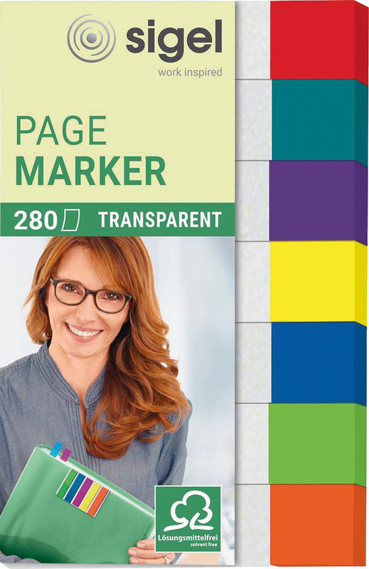 Index adhésives transp.12x50 7coul.