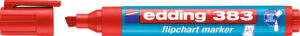Marqueur Flipchart Edding 383 rouge