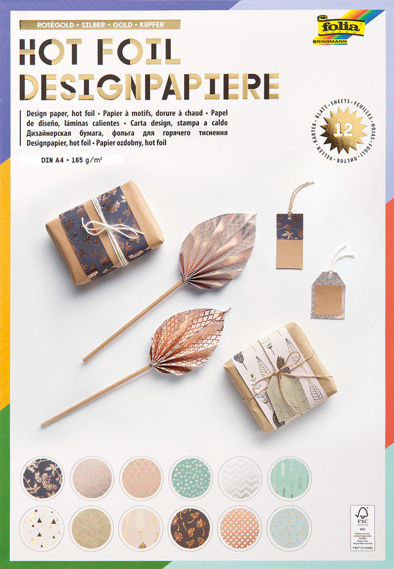 Bloc papier design Hotfoil A4