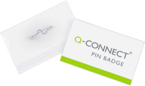 Porte-noms 40x75mm Connect aiguille100pc